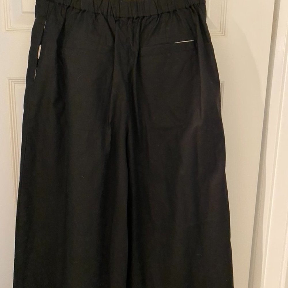 Marimekko Linen Cotton Wide Leg Cropped trousers by Uniqlo Size S